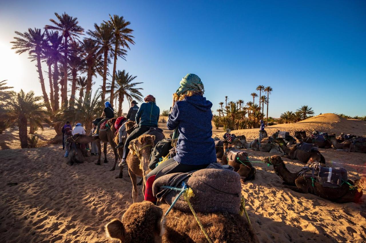 Camel Trekking Desert Camp Мерзуга Экстерьер фото