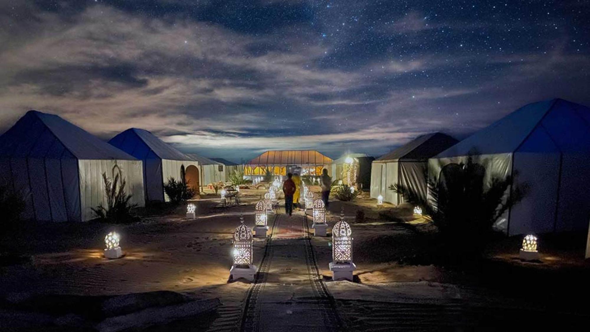 Camel Trekking Desert Camp Мерзуга Экстерьер фото