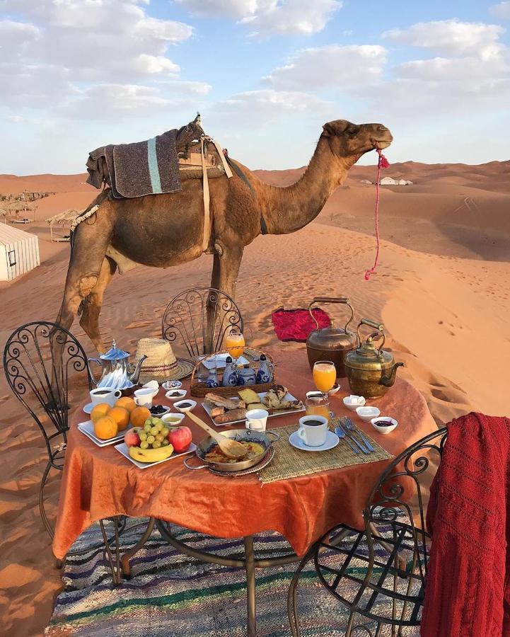 Camel Trekking Desert Camp Мерзуга Экстерьер фото